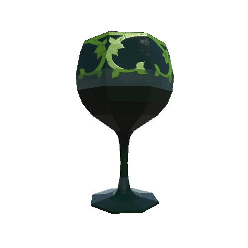 Gin Tonic glass green